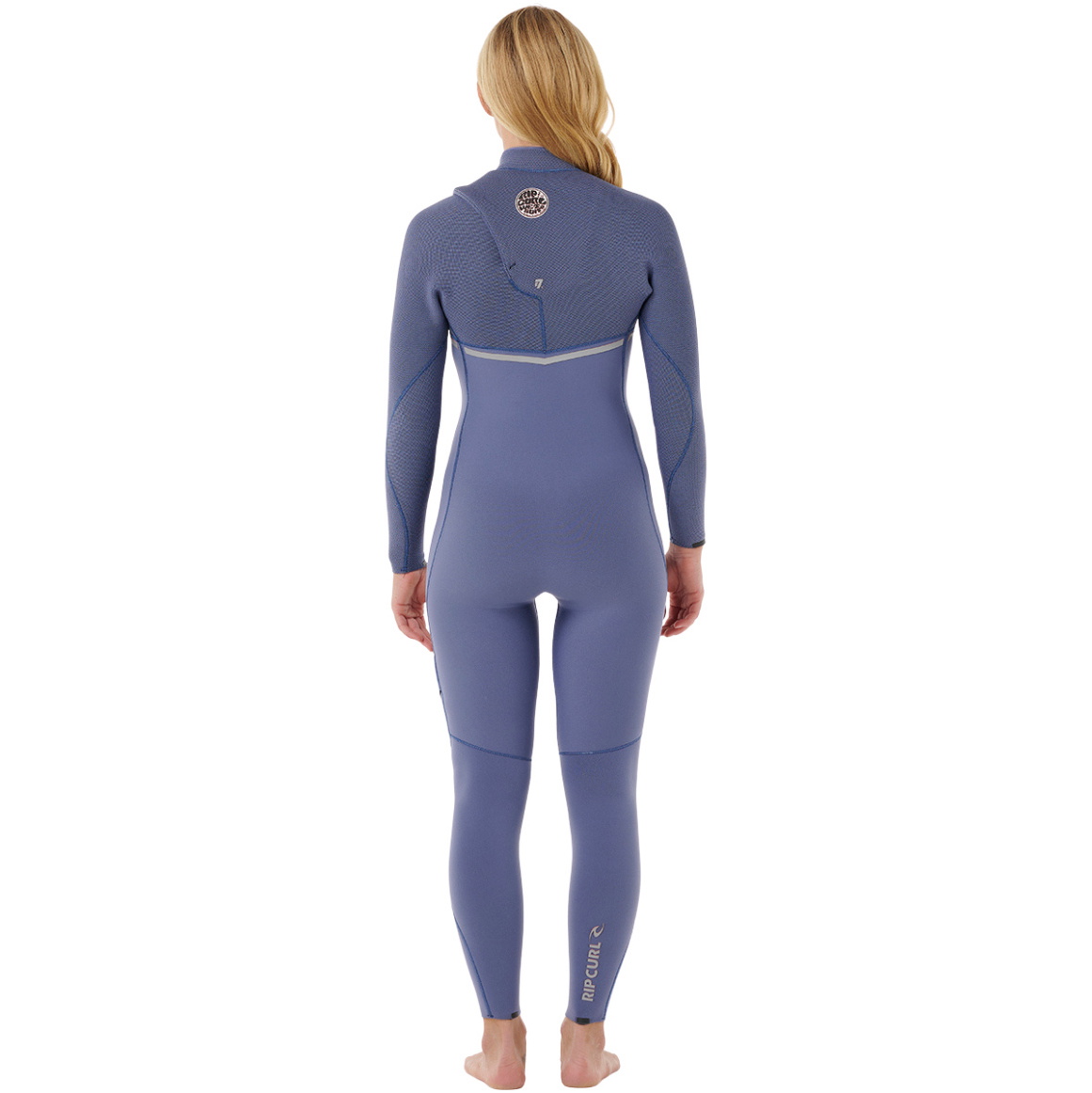 2026 Rip Curl Femmes E-Bomb 3/2mm Zip Free Combinaison Néoprène 16MWFS - Grey Blue
